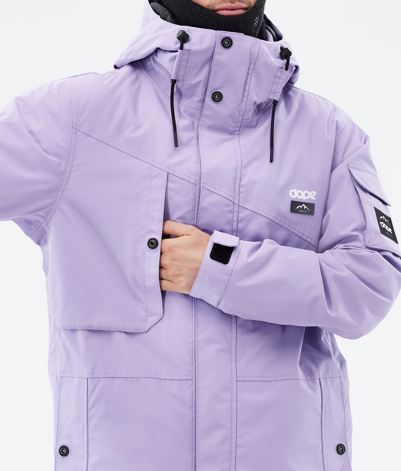 Dope Adept Giacca Snowboard Uomo Faded Violet Renewed, Immagine 8 di 9