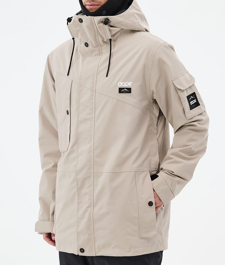 Dope Adept Snowboardjakke Herre Sand Renewed, Billede 8 af 9