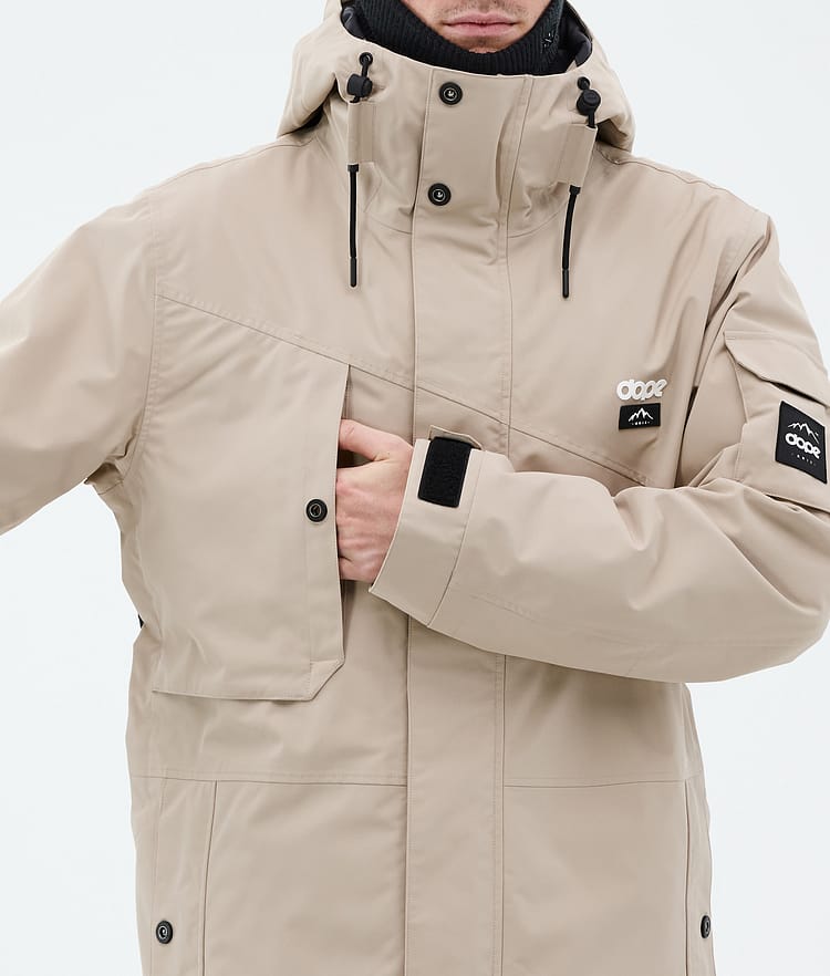 Dope Adept Ski Jacket Men Sand, Image 9 of 10