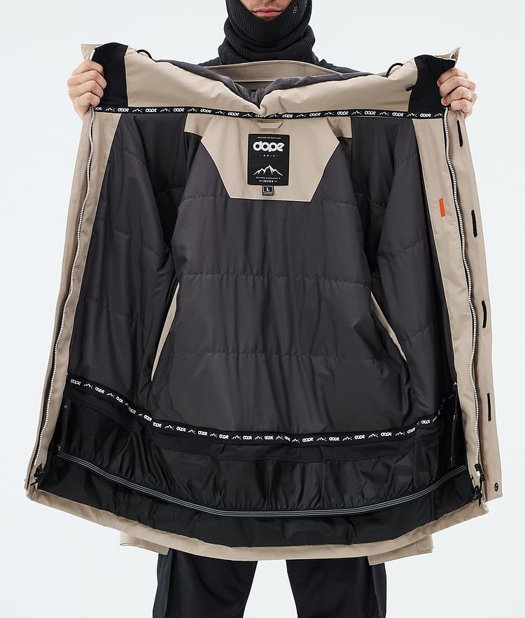 Dope Adept Ski Jacket Men Sand, Image 9 of 9