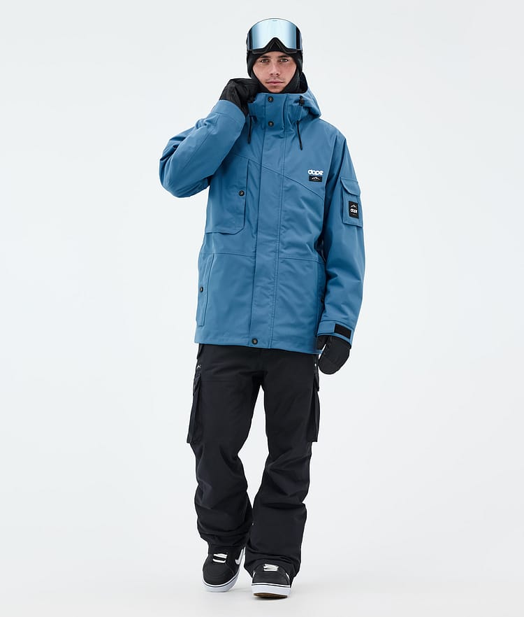 Dope Adept Snowboard Jacket Men Blue Steel Renewed, Image 3 of 10
