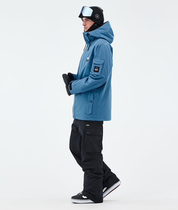Dope Adept Snowboard Jacket Men Blue Steel Renewed, Image 4 of 10