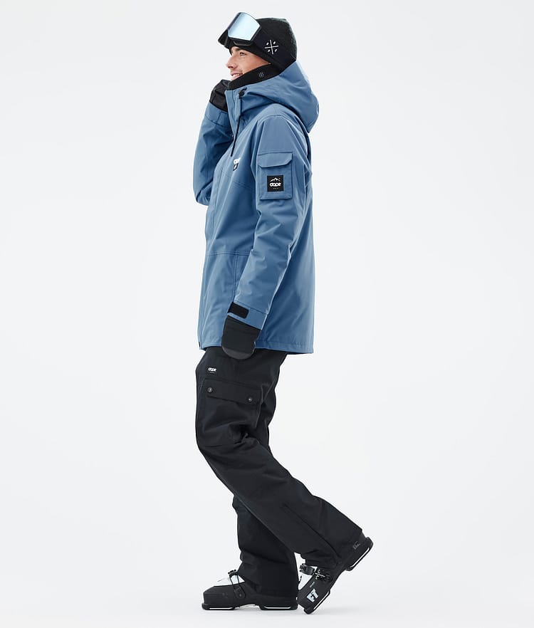 Dope Adept Ski Jacket Men Blue Steel