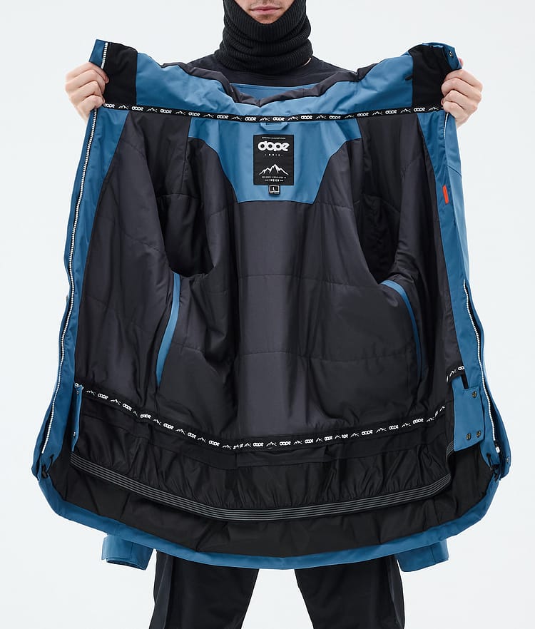 Dope Adept Ski Jacket Men Blue Steel, Image 10 of 10