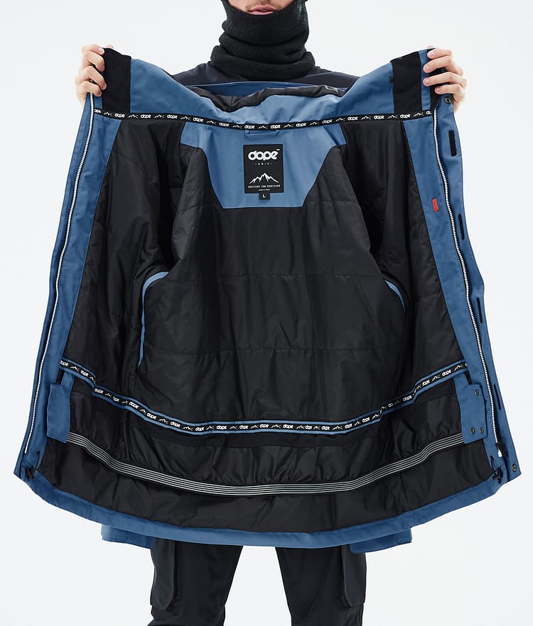 Dope Adept Snowboardjacke Herren Blue Steel