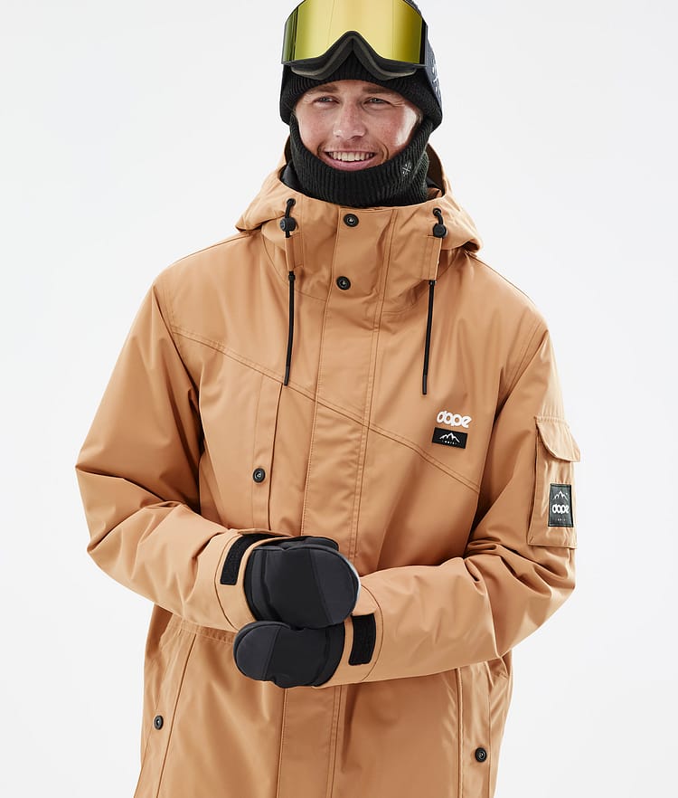 Dope Adept Ski Jacket Men Khaki Yellow, Image 2 of 9