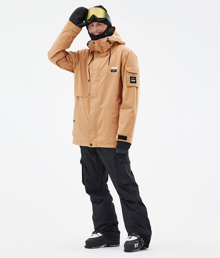 Dope Adept Veste de Ski Homme Khaki Yellow