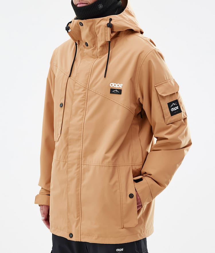 Dope Adept Snowboardjakke Herre Khaki Yellow, Billede 8 af 9