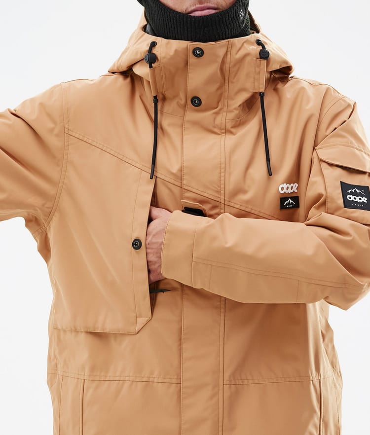 Dope Adept Ski Jacket Men Khaki Yellow