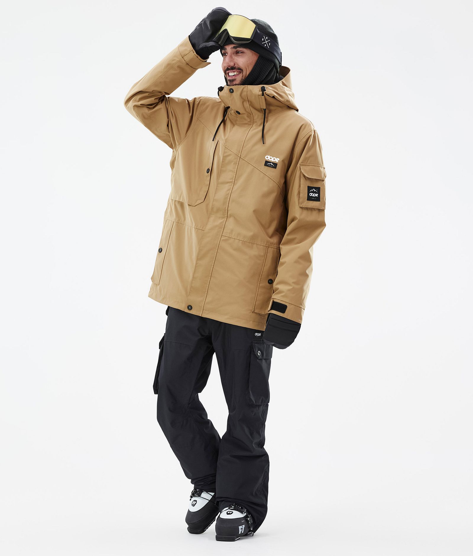 Dope Adept Ski jas Heren Gold, Afbeelding 3 van 10
