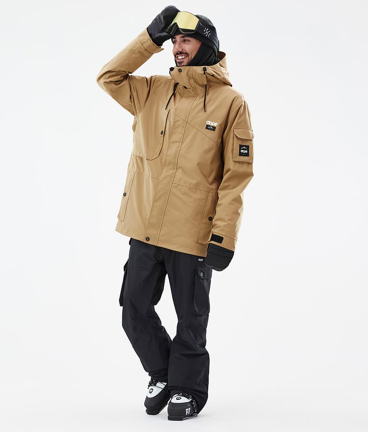 Dope Adept Ski jas Heren Gold, Afbeelding 3 van 10