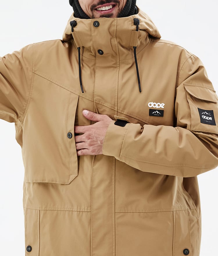 Dope Adept Ski jas Heren Gold, Afbeelding 9 van 10