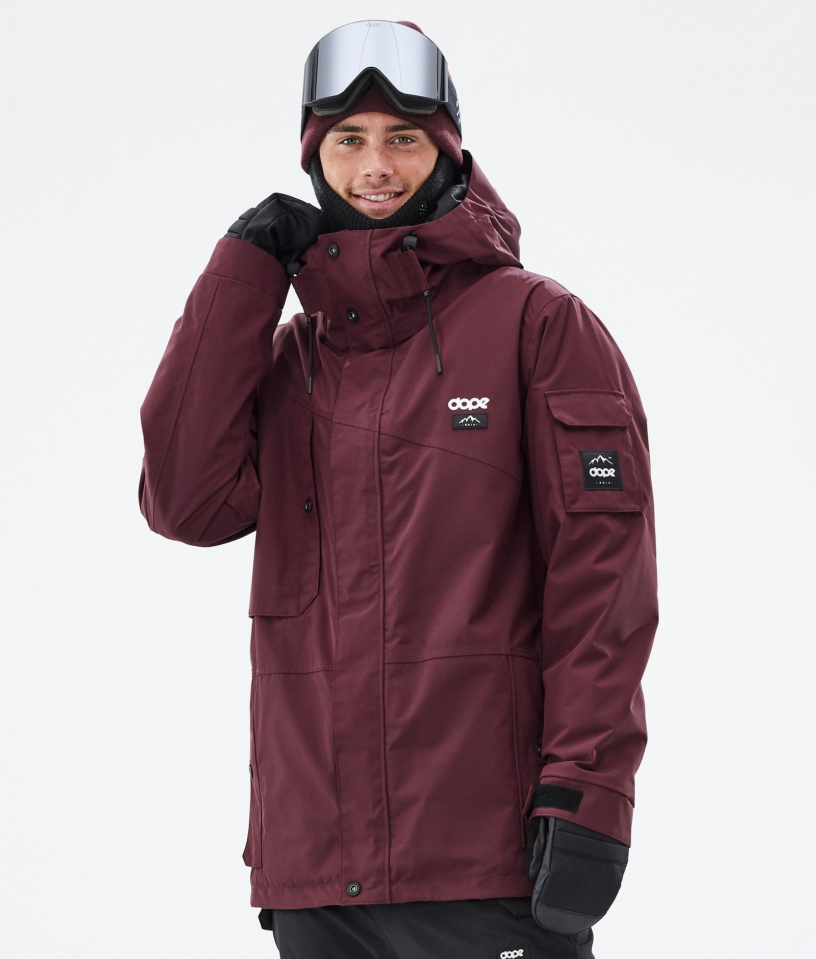 Dope Adept Kurtka Snowboardowa Mężczyźni Don Burgundy, Zdjęcie 1 z 9