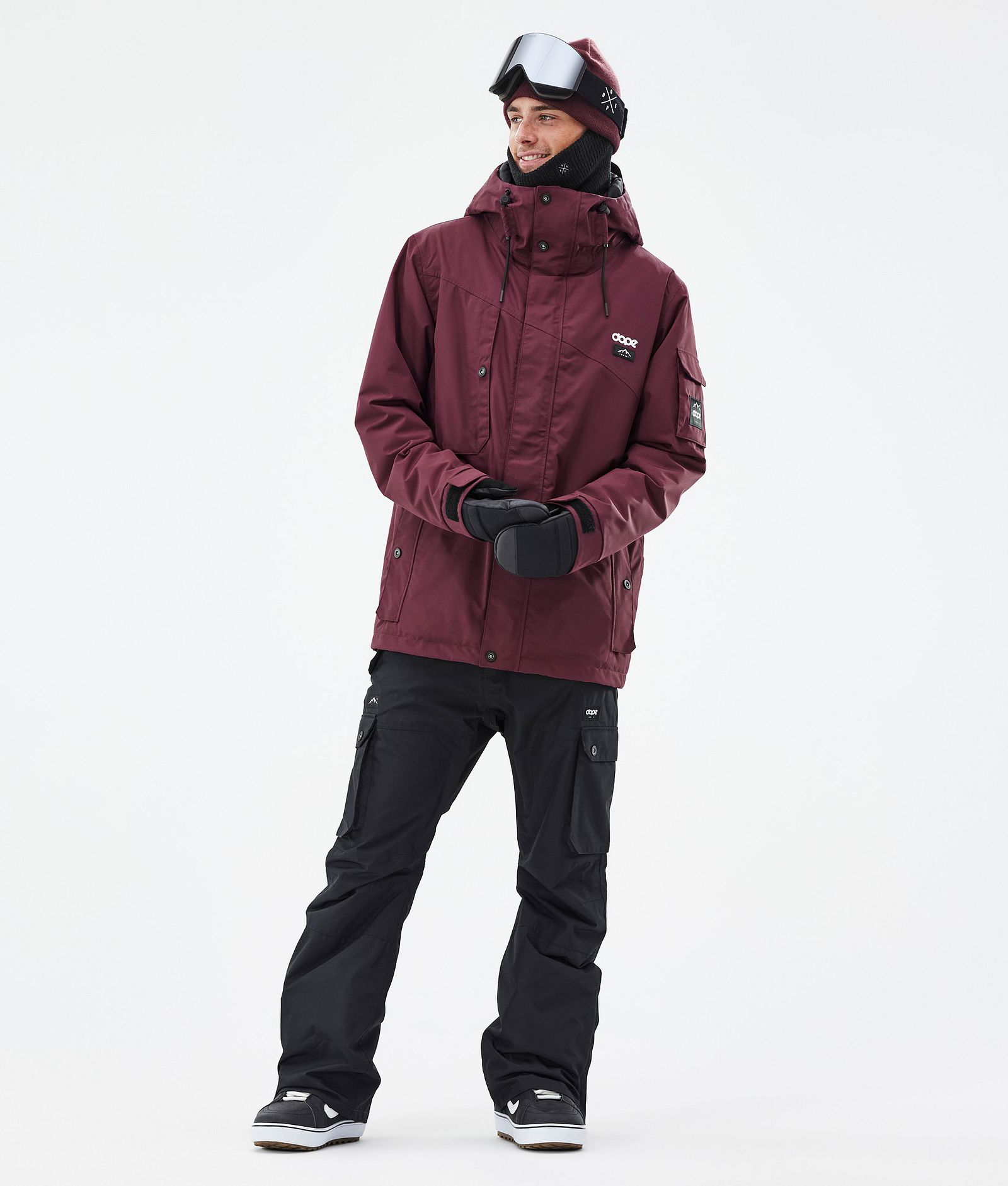 Dope Adept Veste Snowboard Homme Don Burgundy, Image 2 sur 9