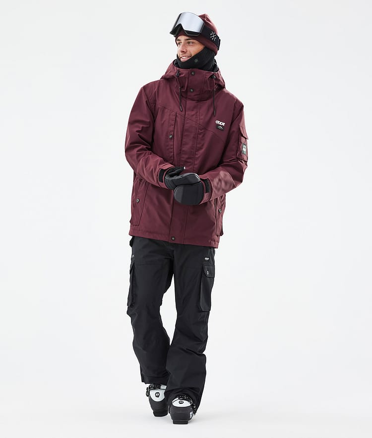 Dope Adept Veste de Ski Homme Don Burgundy, Image 3 sur 9