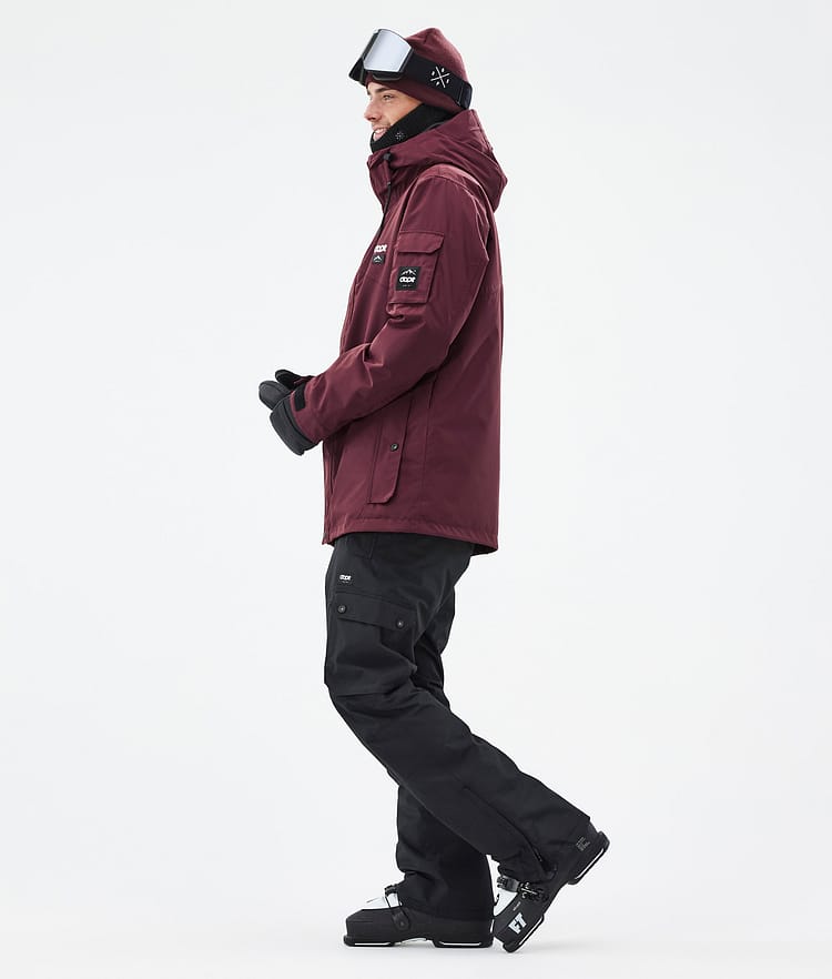 Dope Adept Veste de Ski Homme Don Burgundy, Image 4 sur 9