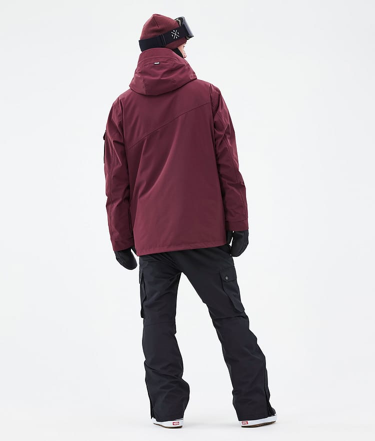 Dope Adept Veste Snowboard Homme Don Burgundy, Image 5 sur 9