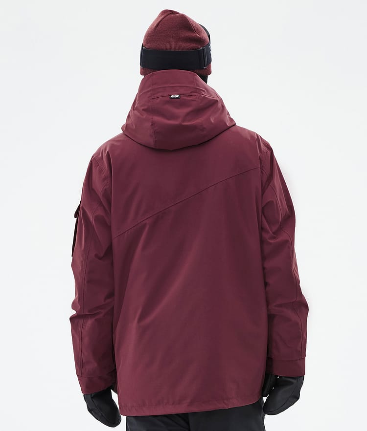 Dope Adept Veste de Ski Homme Don Burgundy, Image 7 sur 9