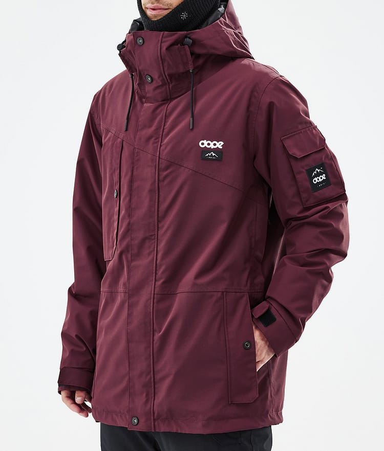 Dope Adept Ski Jacket Men Don Burgundy