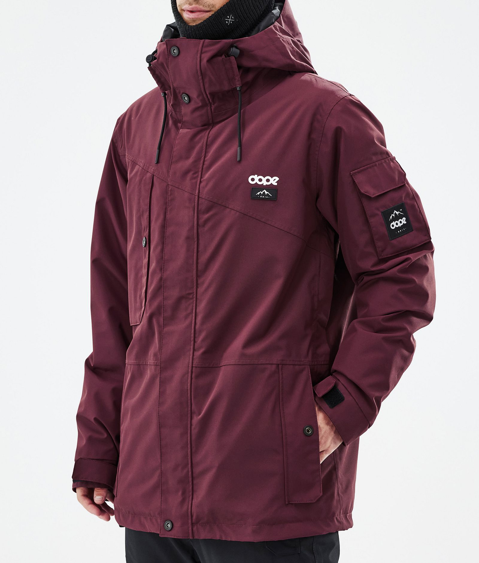 Dope Adept Veste Snowboard Homme Don Burgundy, Image 7 sur 9