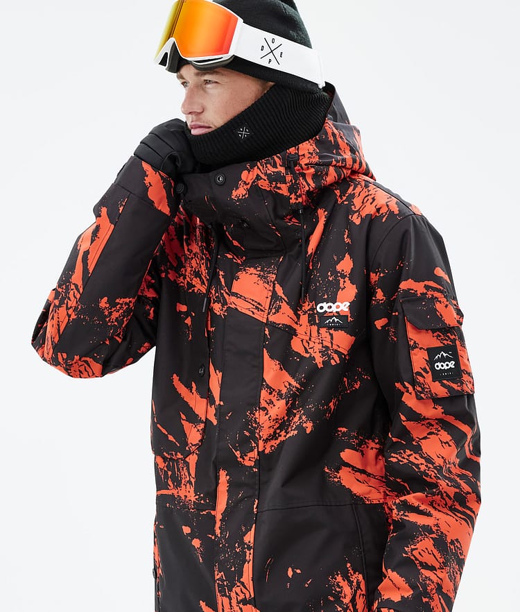 Dope Adept Snowboard jas Heren Paint Orange, Afbeelding 2 van 10