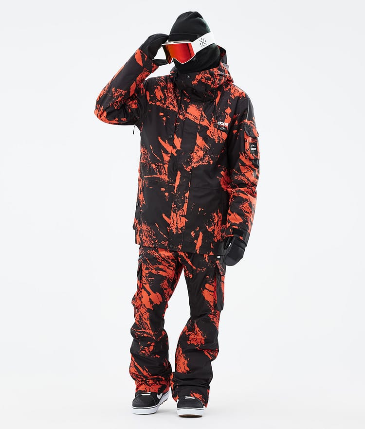Dope Adept Snowboard jas Heren Paint Orange, Afbeelding 3 van 10