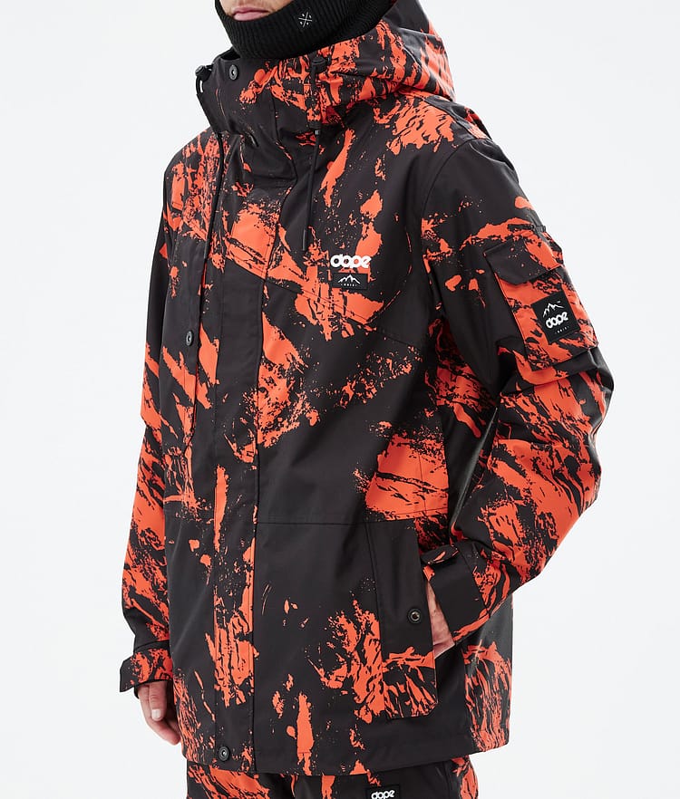 Dope Adept Snowboard jas Heren Paint Orange, Afbeelding 8 van 10