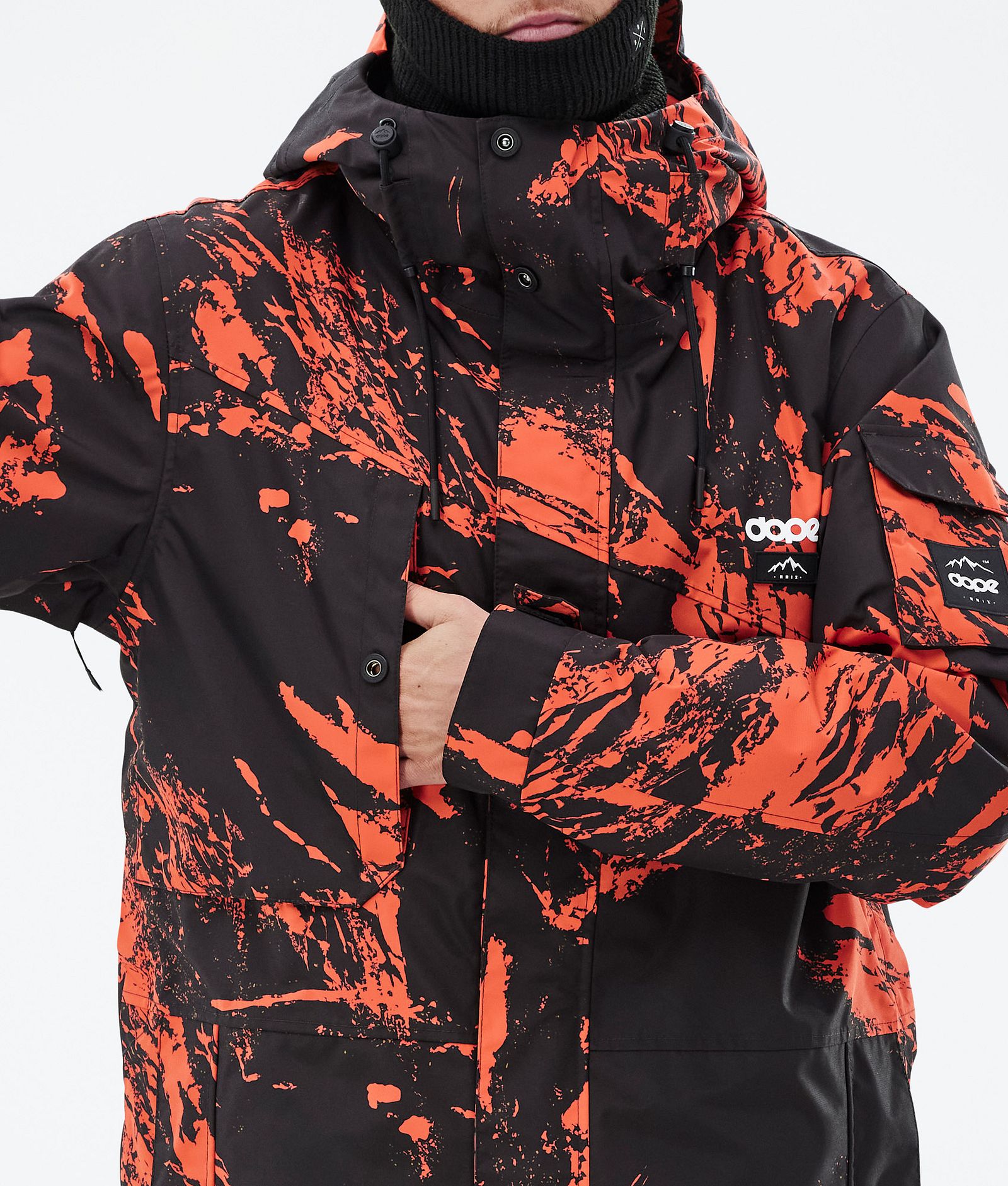 Dope Adept Snowboard jas Heren Paint Orange, Afbeelding 9 van 10