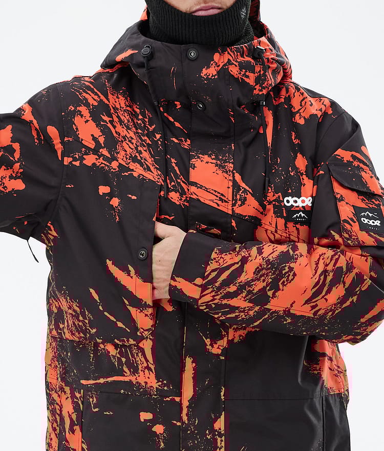 Dope Adept Snowboard jas Heren Paint Orange, Afbeelding 9 van 10