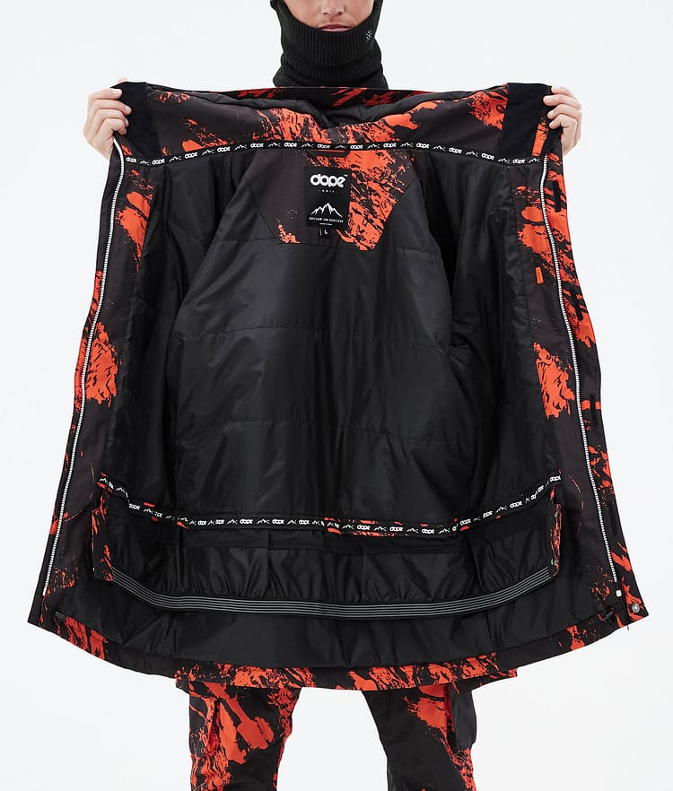 Dope Adept Veste de Ski Homme Paint Orange, Image 10 sur 10