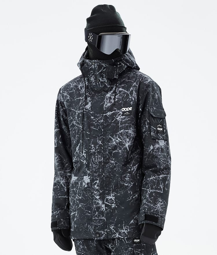 Dope Adept Snowboardjakke Herre Rock Black, Billede 1 af 10