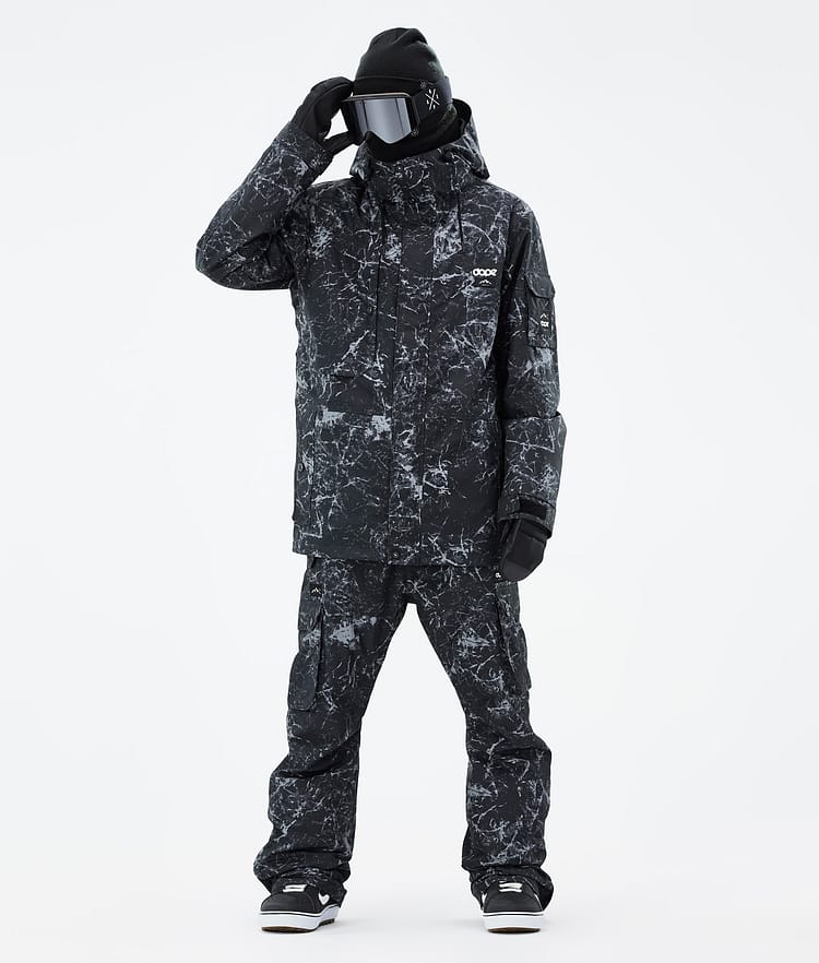 Dope Adept Snowboardjakke Herre Rock Black, Billede 3 af 10