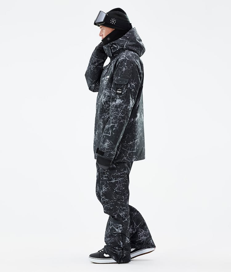 Dope Adept Snowboardjakke Herre Rock Black, Billede 4 af 10