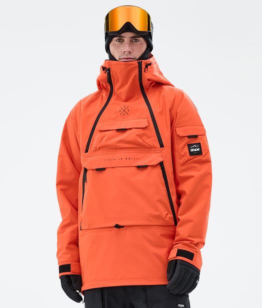 Dope Akin Ski Jacket Men Orange