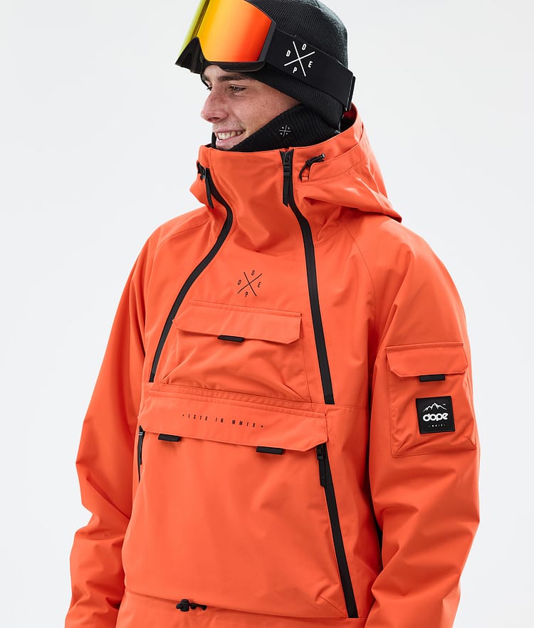 Dope Akin Ski Jacket Men Orange, Image 2 of 10
