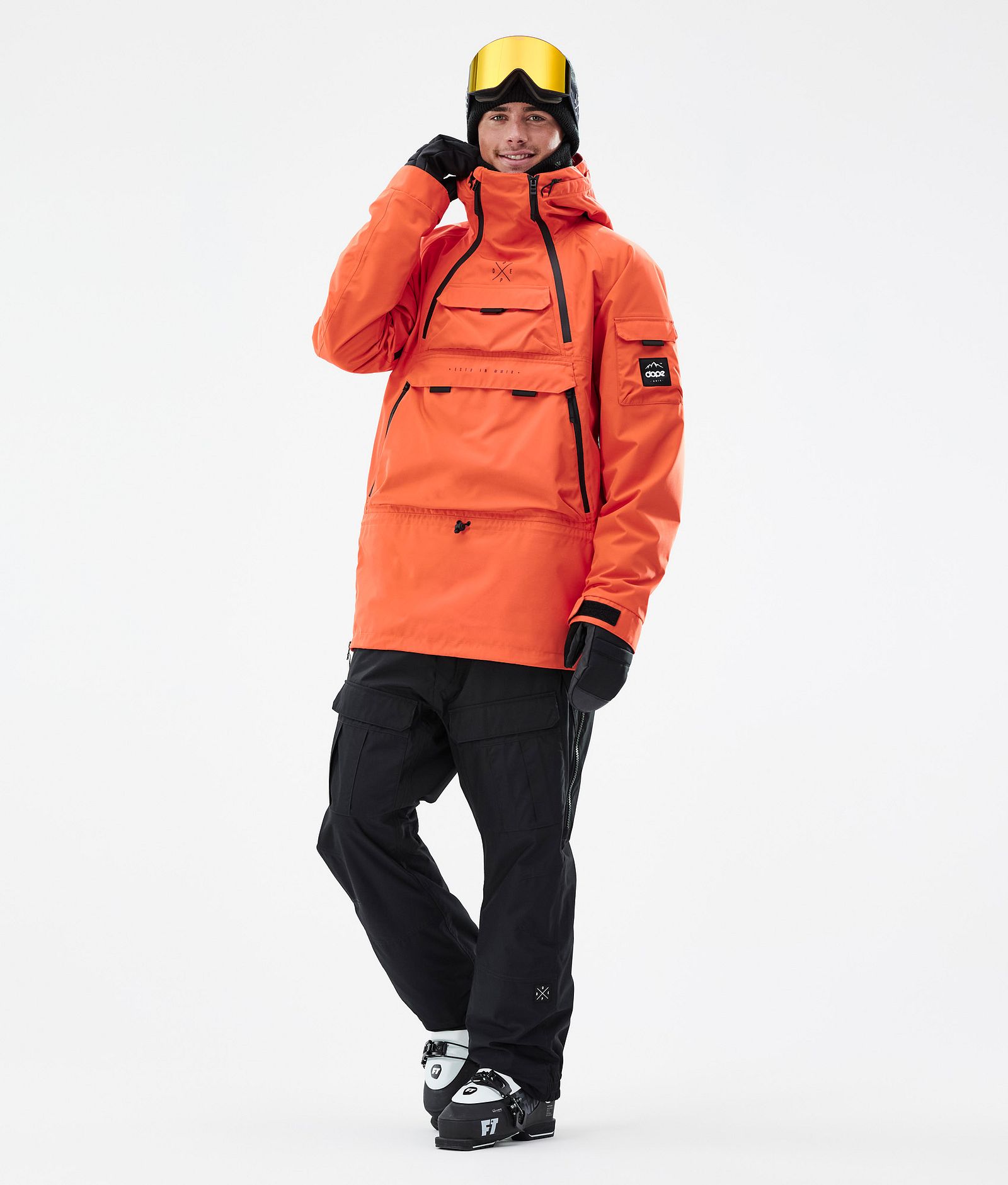 Dope Akin Giacca Sci Uomo Orange, Immagine 2 di 8