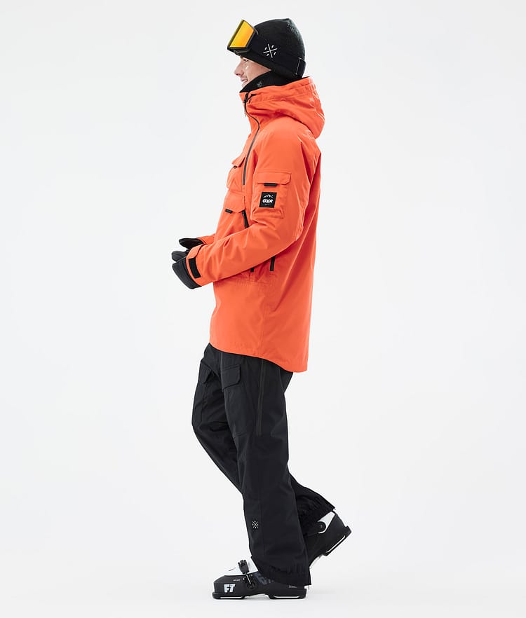 Dope Akin Veste de Ski Homme Orange, Image 4 sur 8