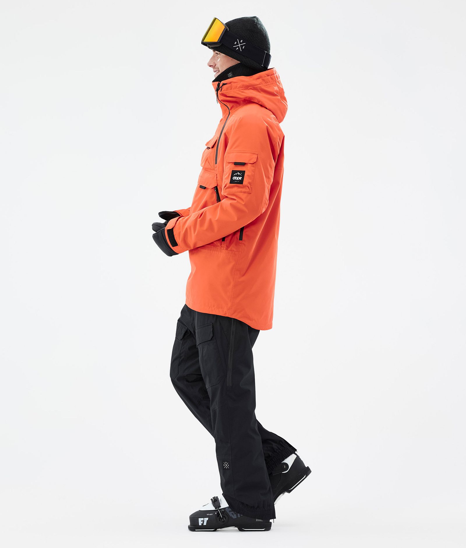 Dope Akin Veste de Ski Homme Orange, Image 3 sur 8