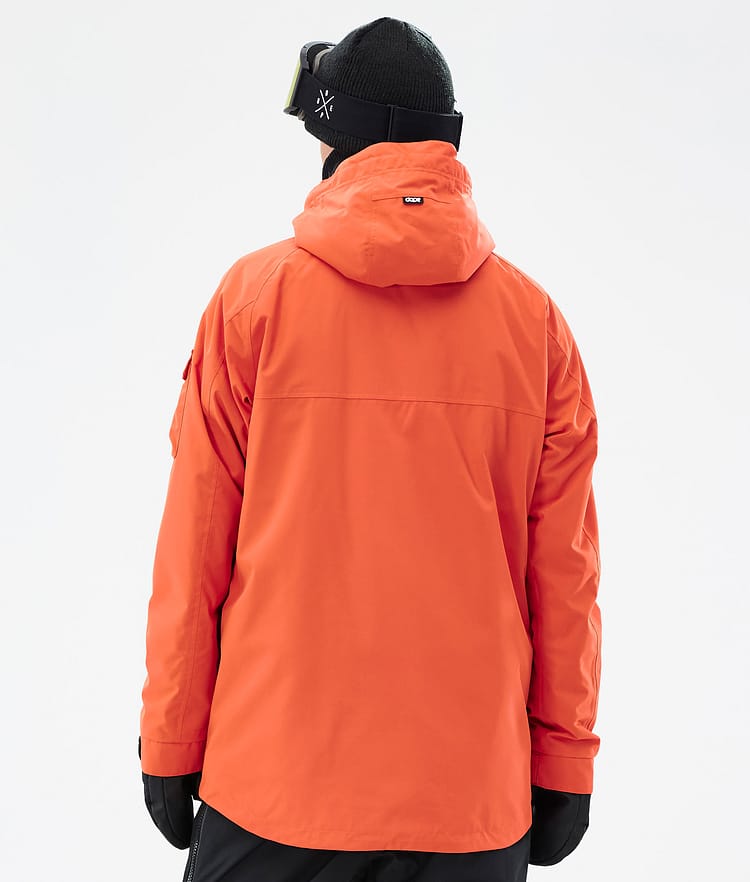 Dope Akin Veste Snowboard Homme Orange, Image 7 sur 8