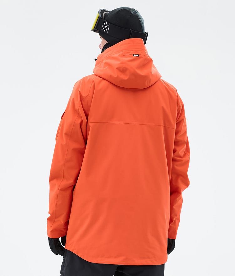 Dope Akin Ski Jacket Men Orange, Image 7 of 10