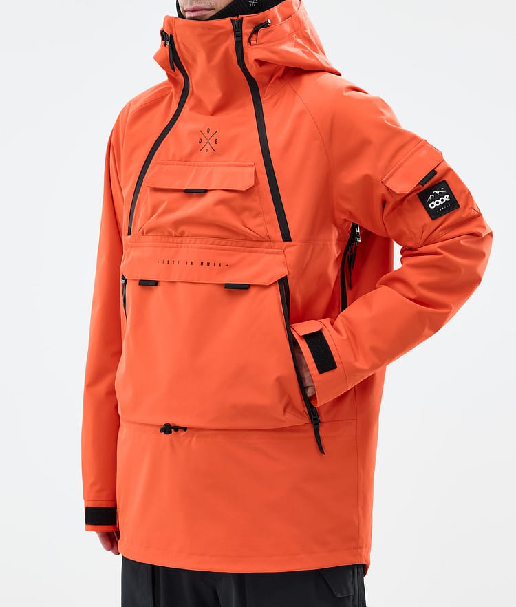 Dope Akin Ski Jacket Men Orange, Image 8 of 10