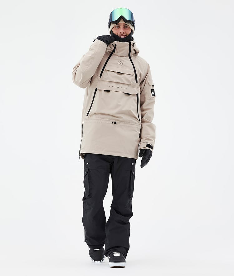 Dope Akin Snowboardjakke Herre Sand, Billede 3 af 9