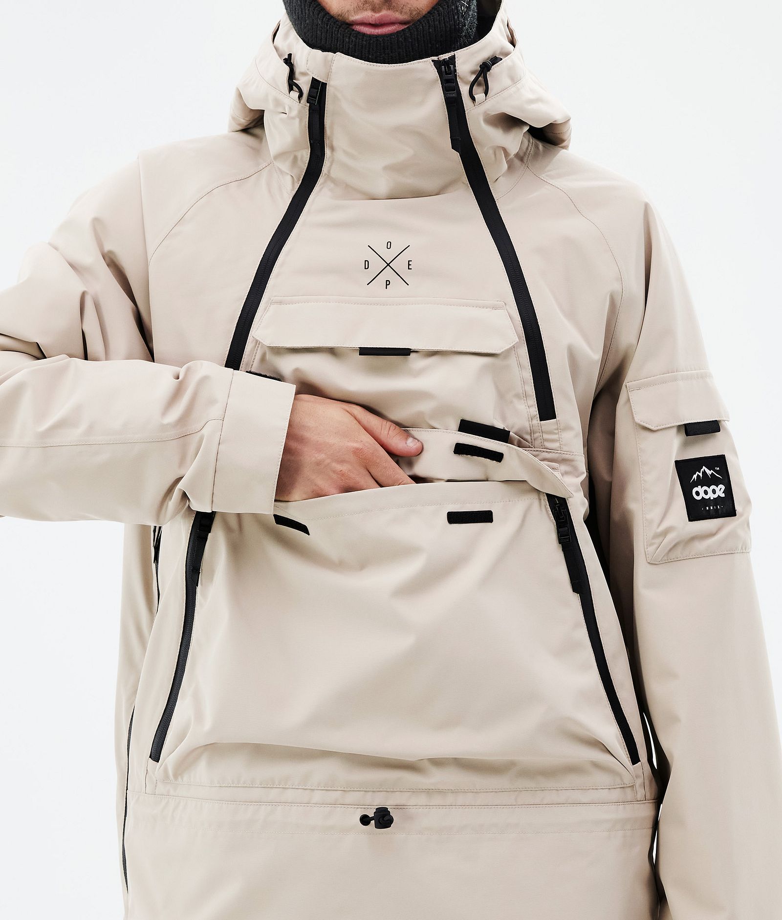 Dope Akin Veste de Ski Homme Sand, Image 9 sur 9