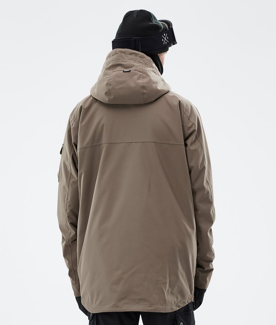Dope Akin Snowboard Jacket Men Walnut
