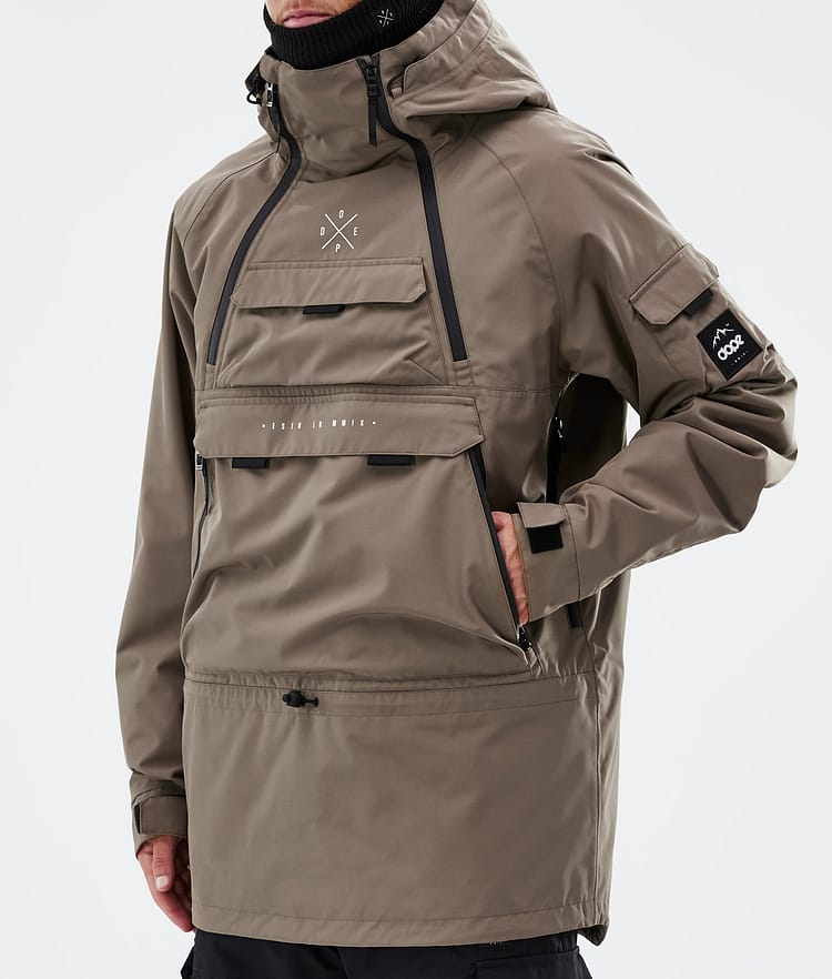 Dope Akin Ski Jacket Men Walnut, Image 8 of 9