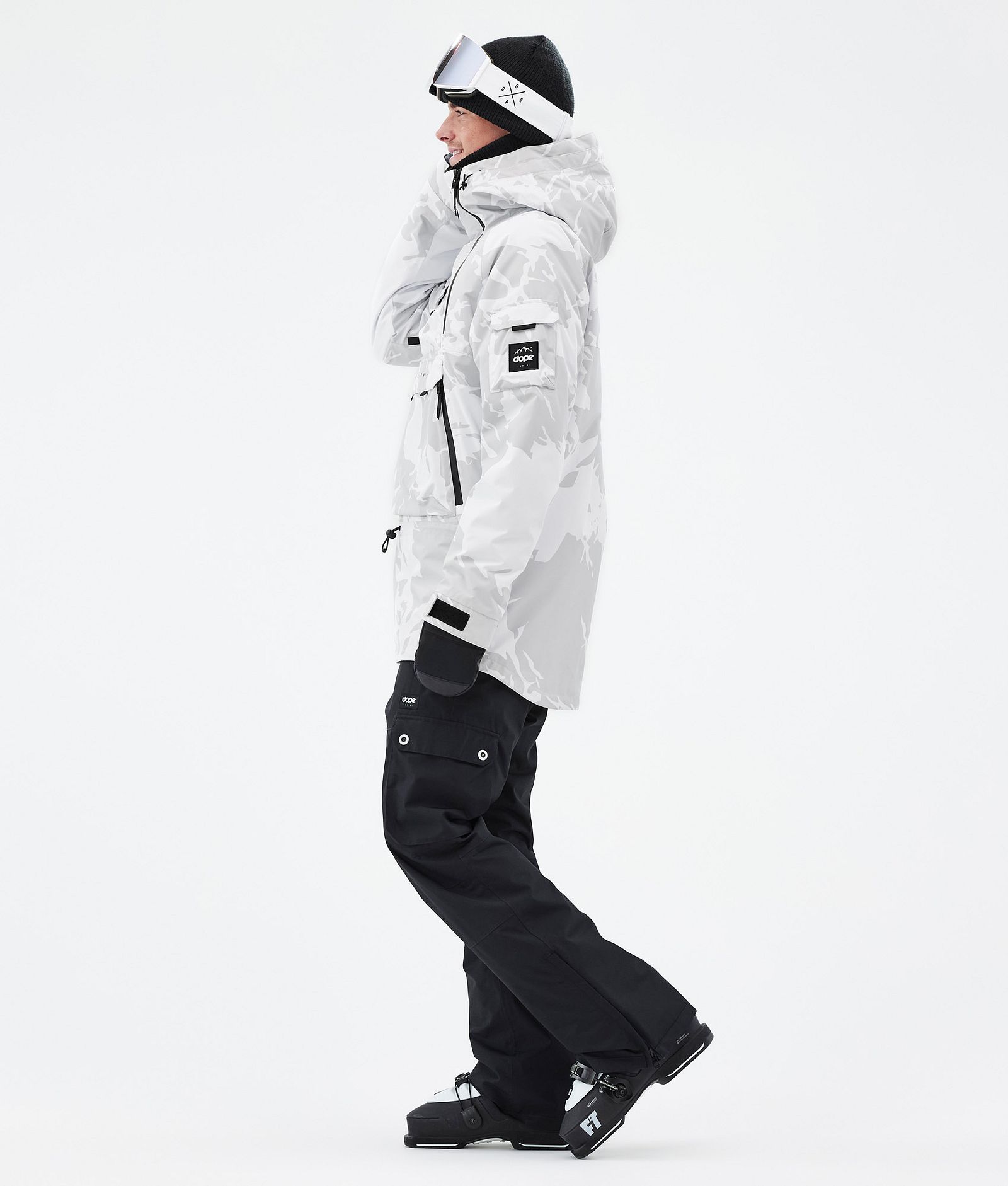 Dope Akin Ski Jacket Men Grey Camo, Image 3 of 8