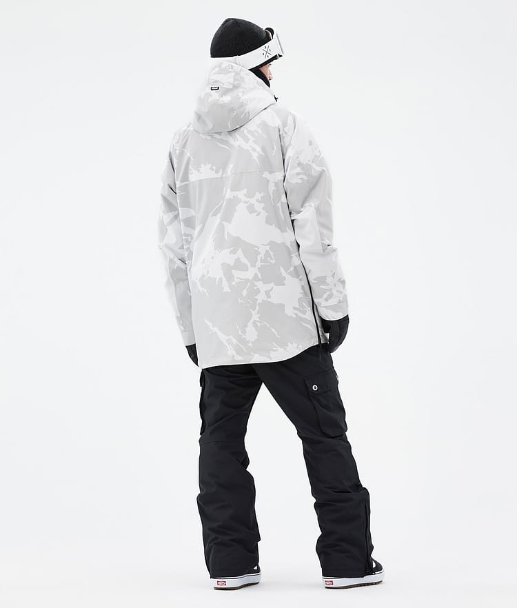 Dope Akin Snowboardjakke Herre Grey Camo Renewed, Billede 5 af 8