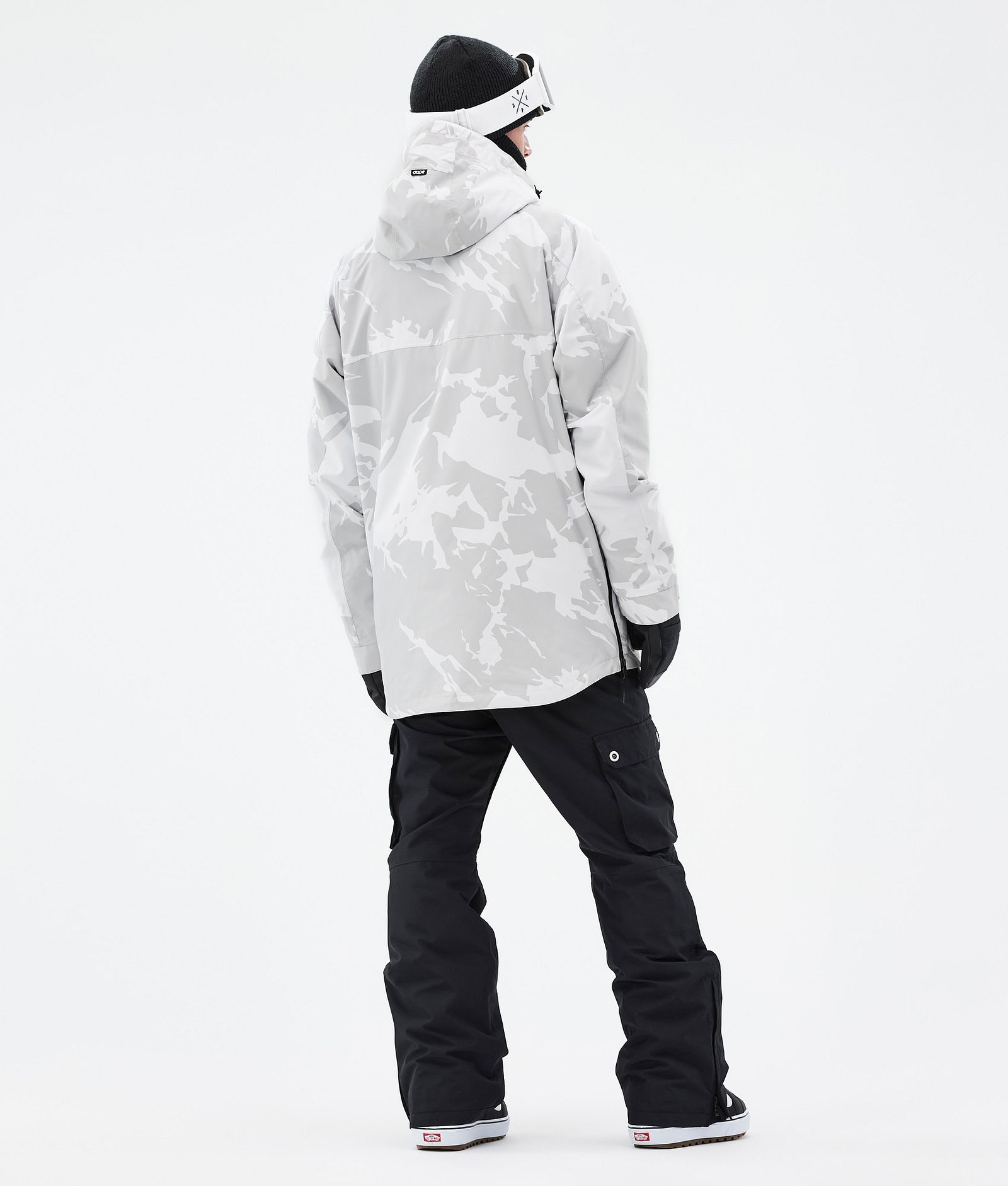 Dope Akin Snowboard Jacket Men Grey Camo Renewed, Image 4 of 8