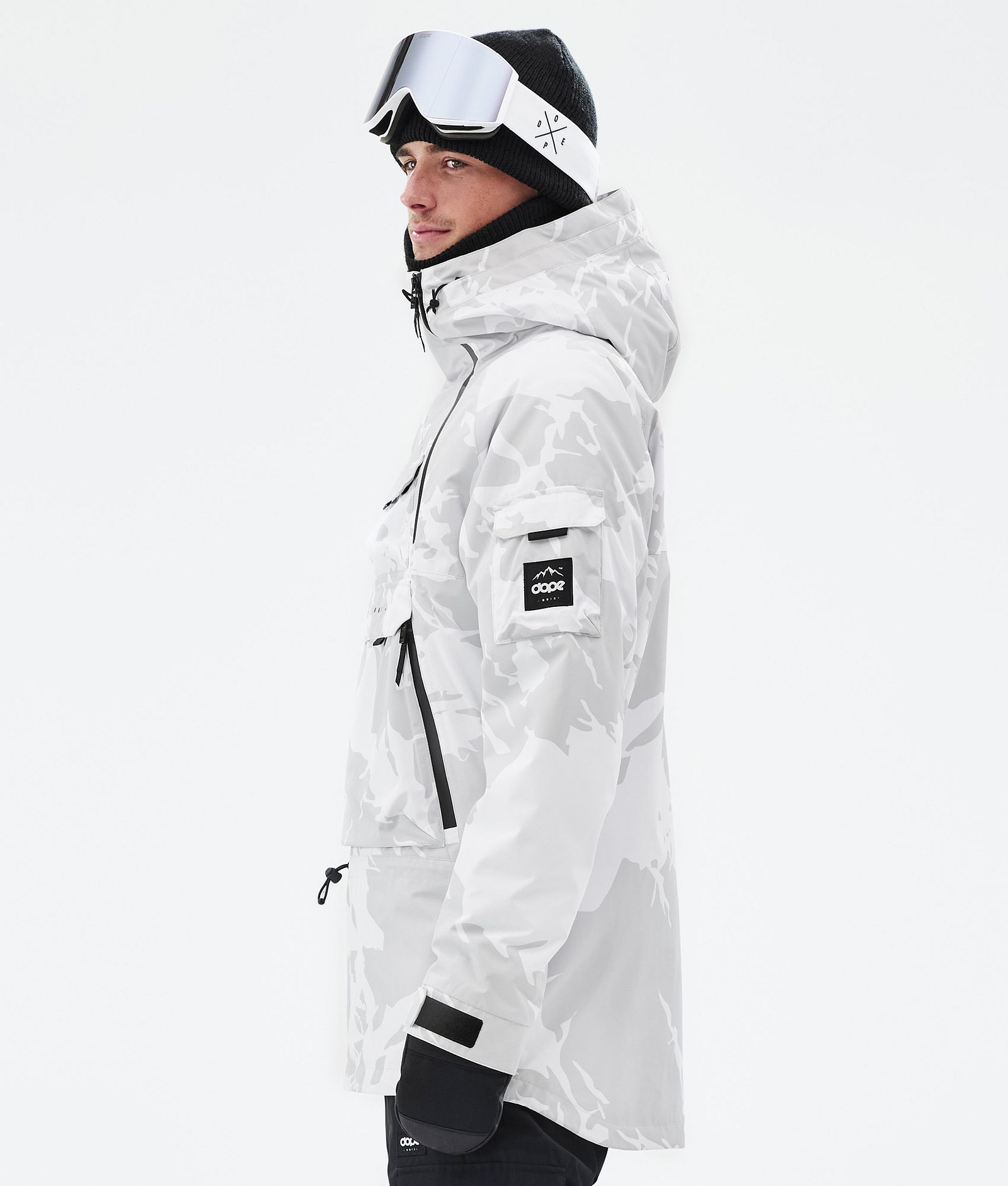 Dope Akin Snowboard Jacket Men Grey Camo