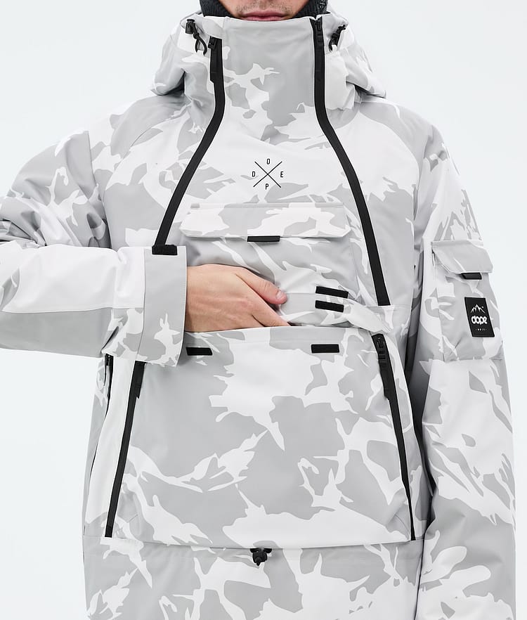 Dope Akin Ski jas Heren Grey Camo, Afbeelding 9 van 10